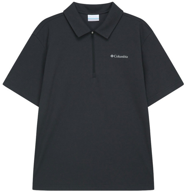 컬럼비아 남성용 와플 반집업 반팔 티셔츠 C72-YMD609