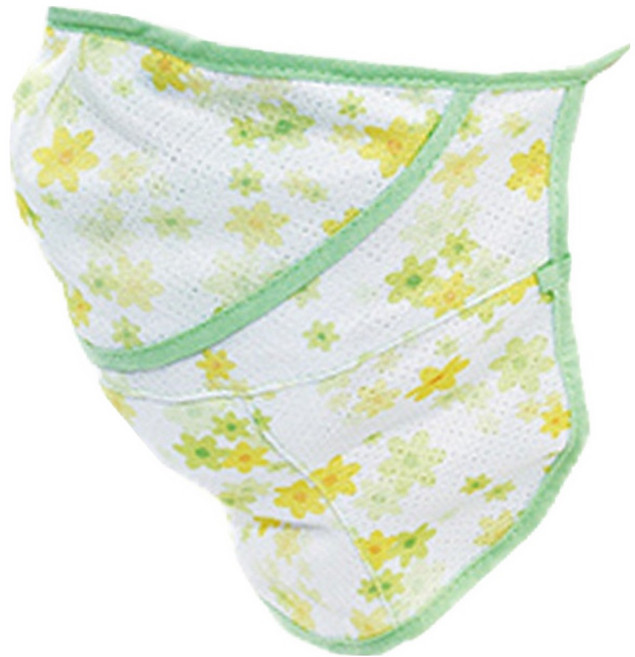 인콘트로 항균 기능 ATB 스포츠 마스크 물망초, 연두색, 1개