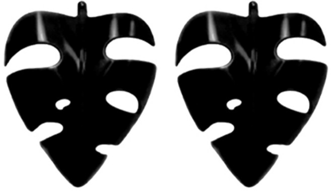 두렙 도마뱀 나뭇잎 은신처 소형, 블랙, 2개