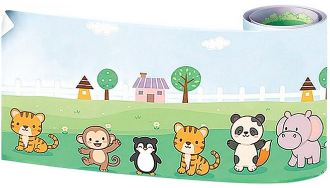 홈앤아이디어 띠벽지스티커, MDS-204