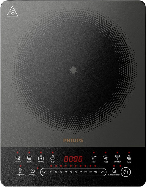 필립스 쿠커 5000 인덕션 1구 블랙, 프리스탠딩, HD5850/90