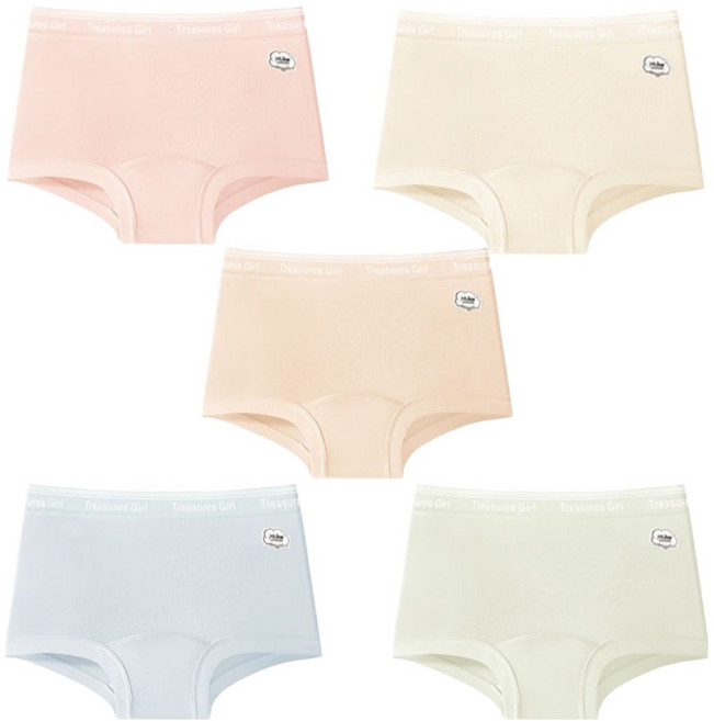 엠에스미 여성용 소녀감성 코튼팬티 5종 세트