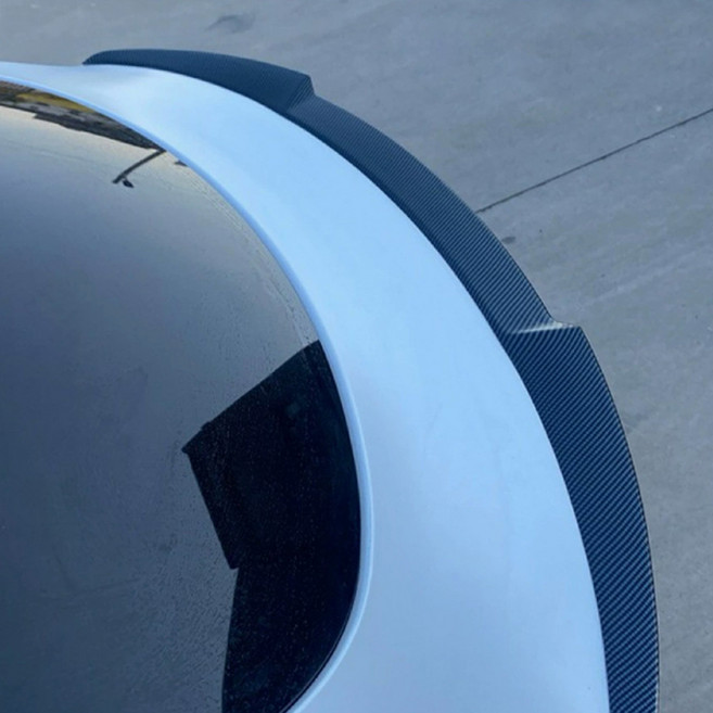 카에버 테슬라호환 리어윙 리어스포일러 블레이드형, 유광카본블랙, 테슬라 모델3 구형