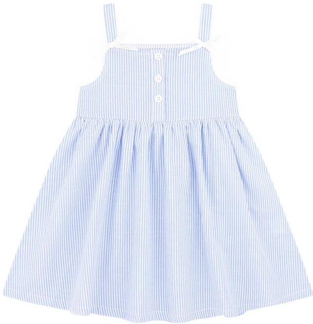 헤이미니 브리즈 스트라이프 시어서커 나시 원피스