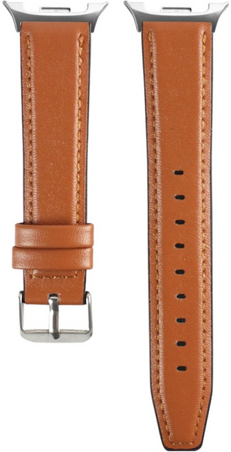 젤리타이거 하이브리드 가죽 스트랩 밴드 M/L, 브라운, 1개