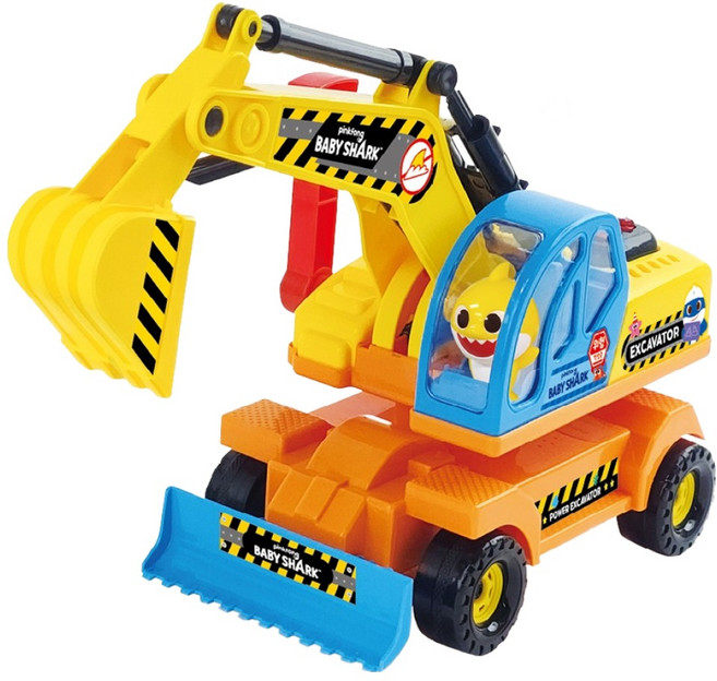 피노키오 핑크퐁 아기상어 피노키오 블레이드 포클레인, 혼합색상, 1개