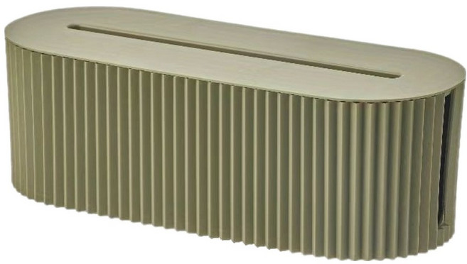 인포랩연구소 다기능 멀티탭 전선 정리 정리함, 그린, 1개