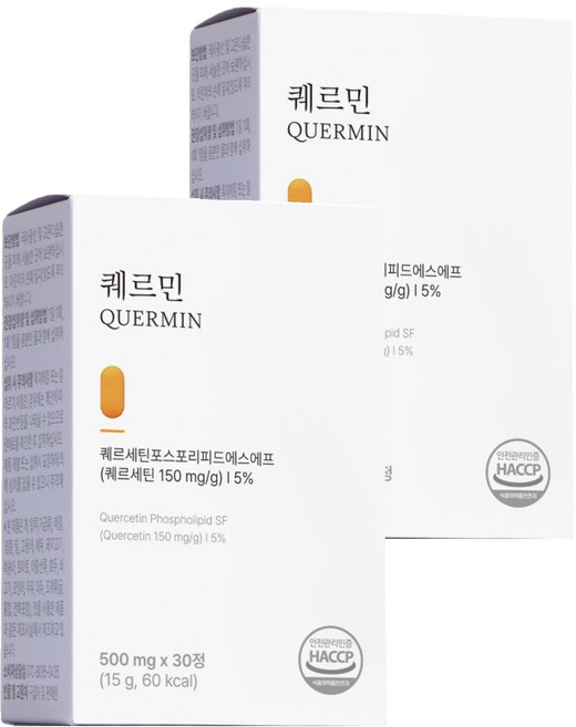 마이디데이 퀘르세틴 퀘르민 15g, 2개, 30정