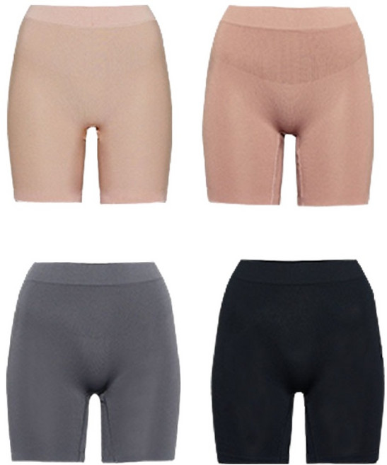 피트인 위생용품 사용가능 모달 심리스 거들 팬티 4종 세트