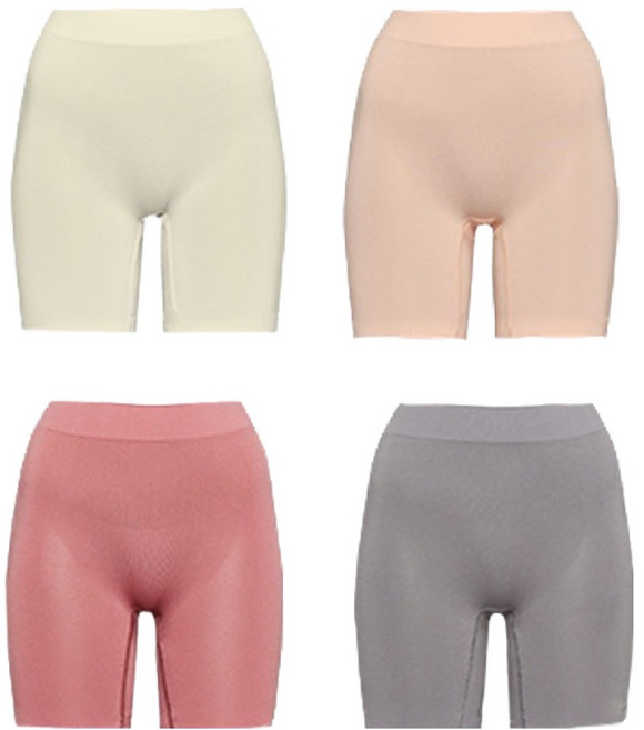 피트인 위생용품 사용가능 모달 심리스 거들 팬티 4종 세트