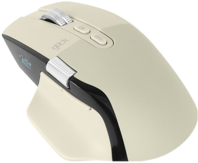 지클릭커 무한휠 가로휠 무소음 블루투스 무선 마우스, 레트로, OP175