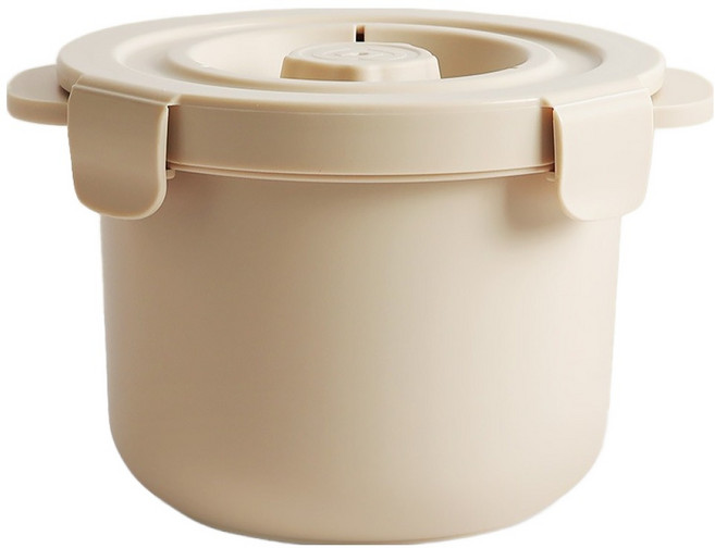 칼로쿡 저당질 전자레인지 밥솥, 크림, 1개