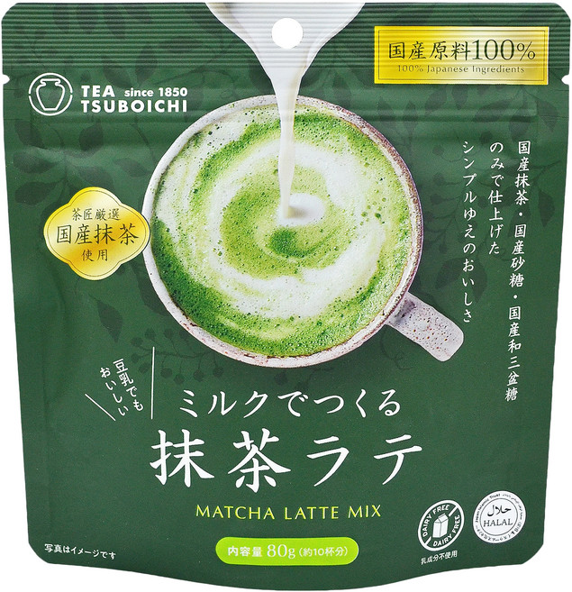 TEA TSUBOICHI 宇治抹茶沖泡粉, 80g, 1個, 1個裝