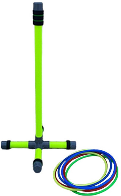 Lalahappy 室內戶外套圈圈遊戲道具 支架 + 4種環 x 2入組