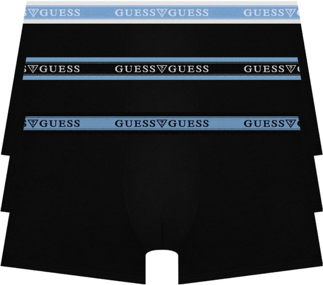 GUESS UNDERWEAR 藍線平口褲 3件組