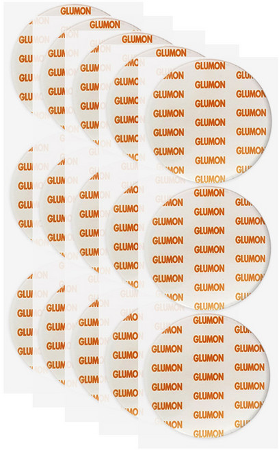 글루몬 초강력 실리콘 투명 클리어 겔 원형 양면테이프 85mm 3p, 5개