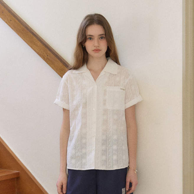 ourhope 女款 Olive Atelier 花朵襯衫