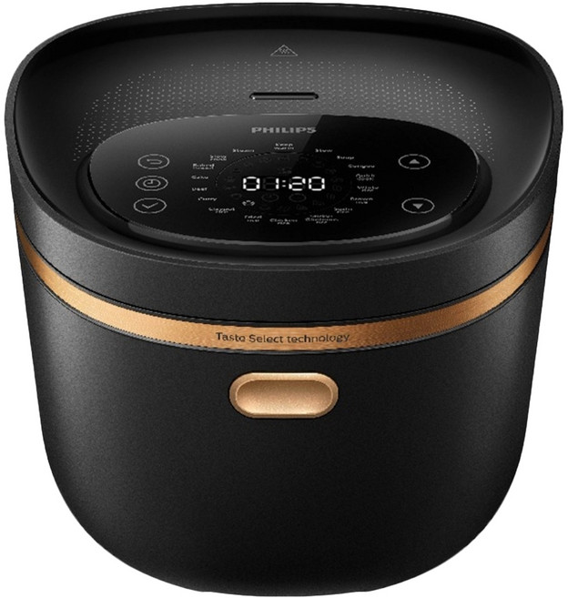 PHILIPS 飛利浦 醒香智選 8人份 麥飯石塗層 IH電子鍋 900W Taste Select technology BSMI R3D904 黑色 HD4539