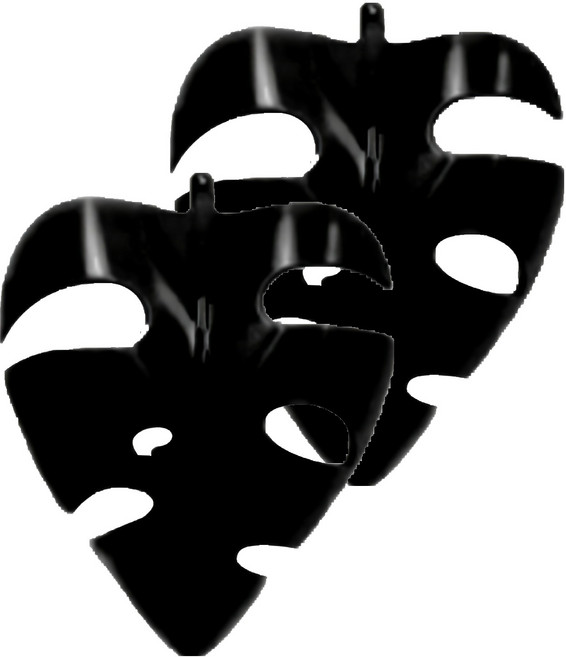 두렙 크레스티드게코 사육장 나뭇잎 은신처 대형, 블랙, 2개