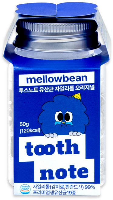 투스노트 유산균 자일리톨 캔디 오리지널, 50g, 1개