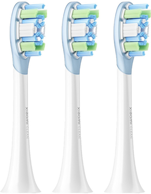 샤오미 진동 전동 칫솔 교체 헤드 클린, 3개, MBS308