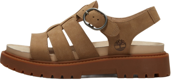 Timberland 女款Claremont涼鞋, 中米色