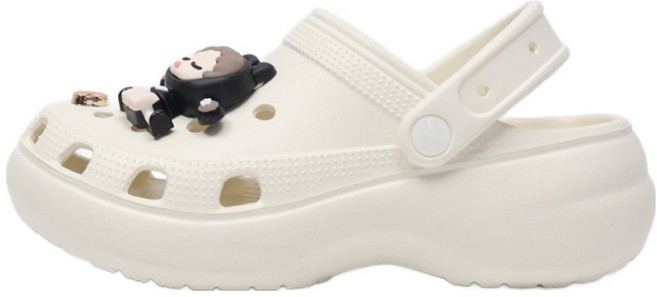 토퍼스 여성용 통굽 EVA 샌들 겸용 슬리퍼 4cm T-600