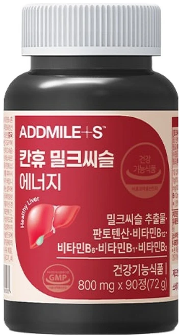 애드마일스 신풍제약 칸휴 밀크씨슬 에너지 72g, 1개, 90정 - 쿠팡