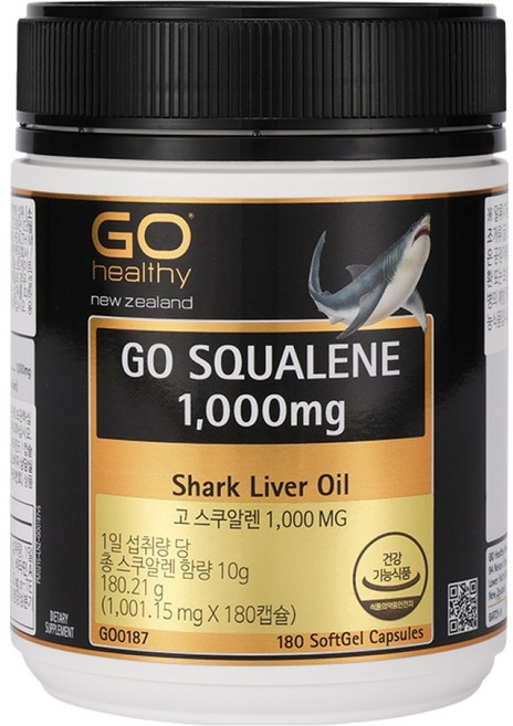 고헬씨 고 스쿠알렌 180.21g, 180정, 1개