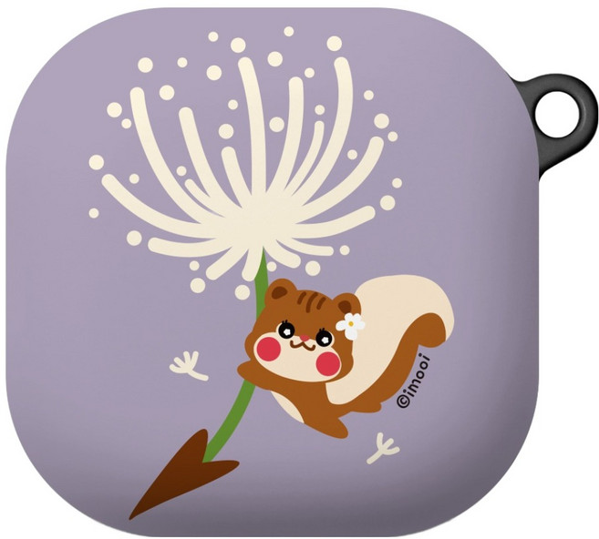 아이무이 삼성 갤럭시 버즈4 / 버즈4 프로 하드 케이스 시즌5, 다람아랑 홀씨V, 1개