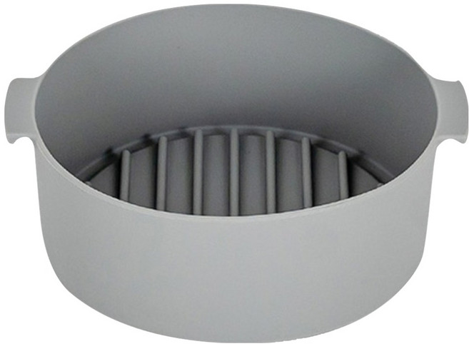 소노리떼 국산 실리콘 에어프라이어 전자레인지 겸용 쿠킹팟 19cm, 1개, 그레이