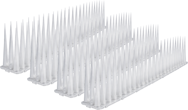 그린허그 조류 비둘기 퇴치 H100 버드스파이크 투명, 150g, 4개