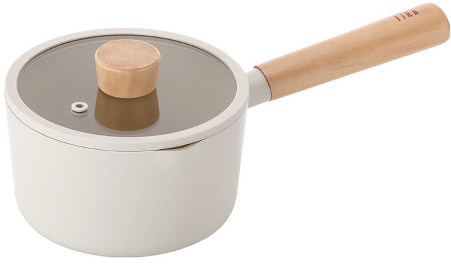 네오플램피카 인덕션 밀크팬, 화이트, 1개, 16cm