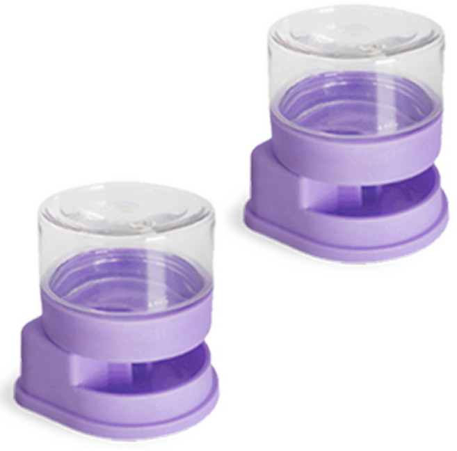 두렙 도마뱀 자동급수기 소형, 퍼플, 2개