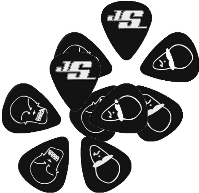 다다리오 조 새트리아니 시그니쳐 기타피크 Heavy 10종 세트 1CBK6-10JS, 1세트