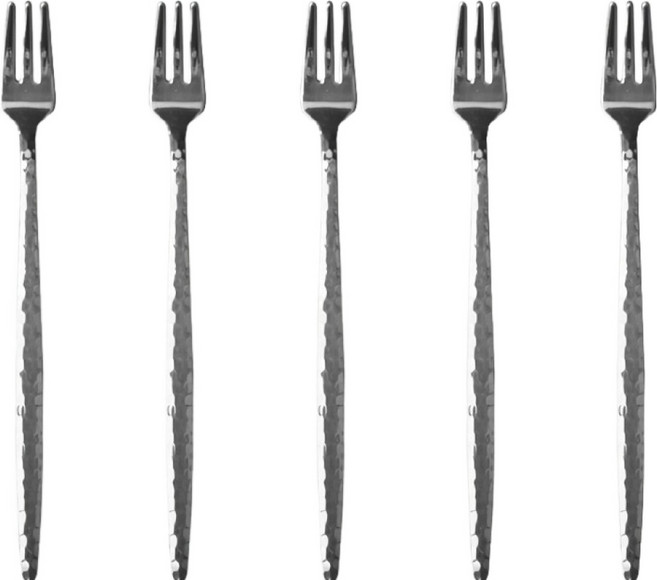 윌리브 국내산 304스텐 마므레 티포크 중, 실버, 5개