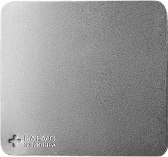 해모 항균 스텐 수저받침 플랫형, 실버, 1개