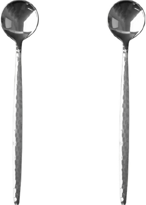 윌리브 국내산 304스텐 마므레 티스푼 중, 실버, 2개