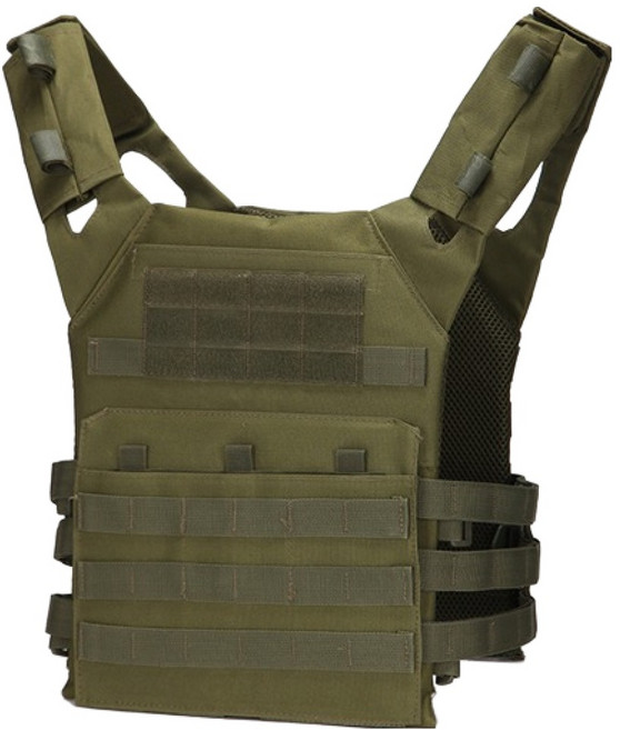 선빛 솔디 택티컬 밀리터리 레져 전술 조끼 FREE, 카키, 1개