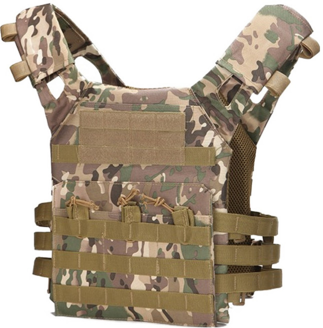 선빛 솔디 택티컬 밀리터리 레져 전술 조끼 FREE, 카모베이지, 1개