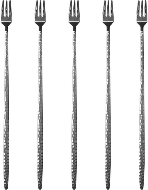 윌리브 국내산 304스텐 마므레 티포크 롱, 실버, 5개