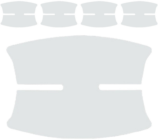 레인스카이 PPF 도어컵 보호필름, 투명, 5개