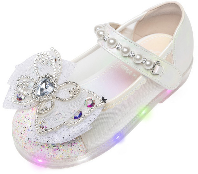 라스텔라 발편한 메쉬 러브플라이 LED 구두