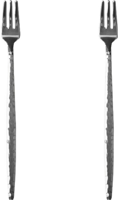 윌리브 국내산 304스텐 마므레 티포크 중, 실버, 2개