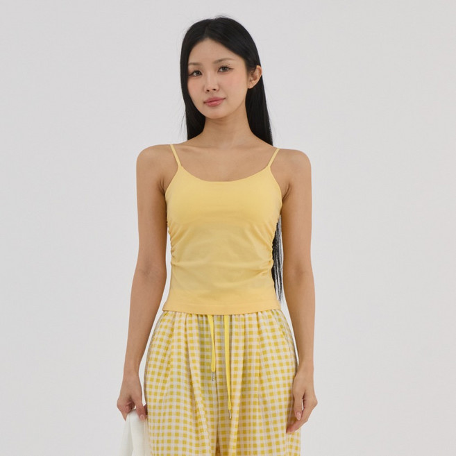 엘쏘 여성용 파스텔 데일리 베이직 끈 나시