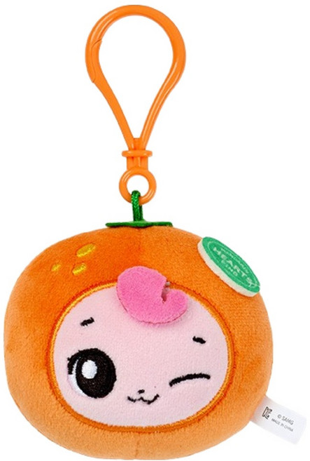 캐치티니핑 하츄생활 간식 봉제키링 감귤, 하츄핑, 1개, 6.5cm