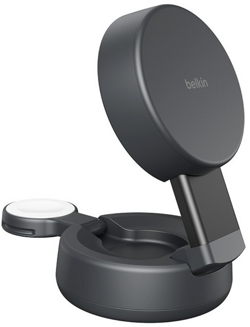 belkin 貝爾金 UltraCharge Pro 2-in-1 磁吸 充電器 25W Fast Charging Foldable 石磨色