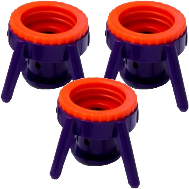 일상속반짝 욕실 주방 알뜰캡, 오렌지, 3개