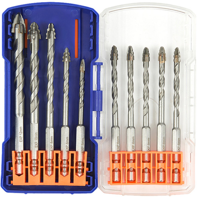 이엑스파워 만능 톱니 드릴비트 10p 세트 ETG-10S, 1세트