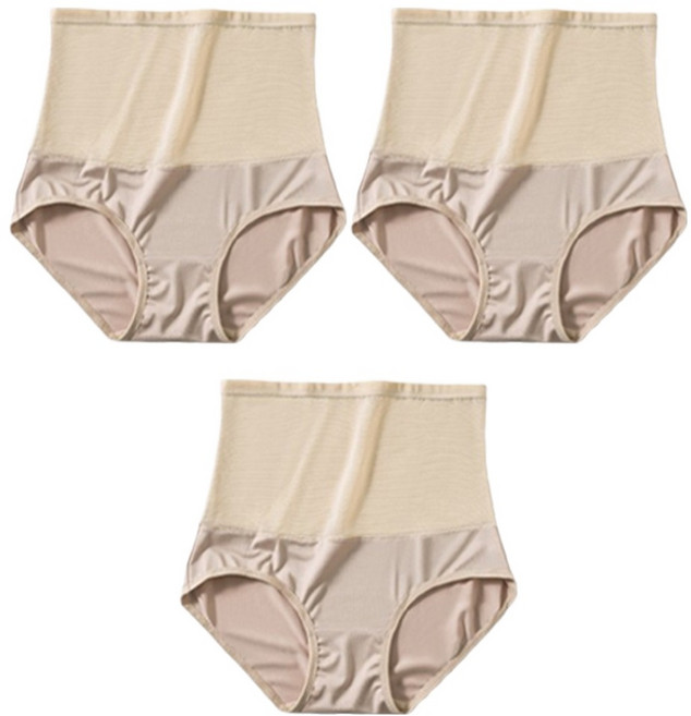 플로린 똥배 체형 뱃살 보정 팬티 3p